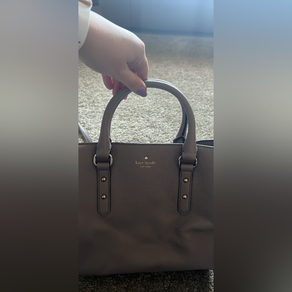 Gray/Beige Kate Spade Medium-large Purse